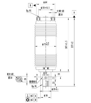 TD-12/630-(20、25)D(W) ZW8斷路器滅弧室