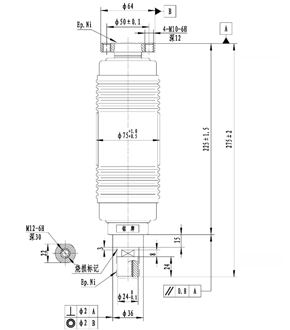 TD-12/(630、1250)-25A1(W) VS1斷路器滅弧室