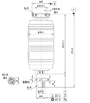 TD-12/(1250、1600)-40A1 VS1斷路器滅弧室