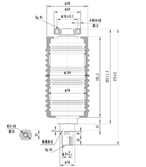 TD-24/(630、1250、1600)-(25、31.5)A1J(W) VS1斷路器空滅弧室