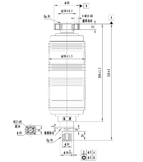 TD-24/(1250、1600)-(25、31.5)A1(W) VS1斷路器空滅弧室
