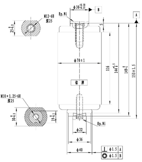 TF-12/630-(20、25)F4J負(fù)荷開(kāi)關(guān)用滅弧室