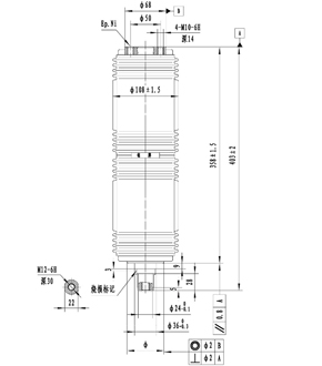 TF-40.5/1250-25F1負(fù)荷開(kāi)關(guān)用滅弧室