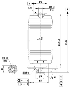 TD-12/(630、1250)-25AG1固封極柱滅弧室